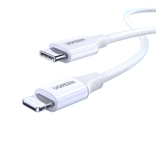 UGREEN 绿联 苹果MFi认证 PD快充数据线USB-C/Type-C 1米 59.9元