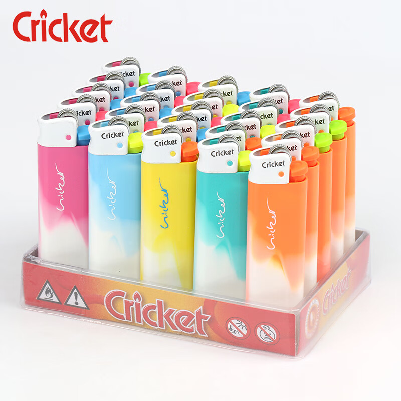 草蜢 CRICKET 瑞典草蜢Cricket砂轮打火机 一次性打火机火石5支散装 19.4元