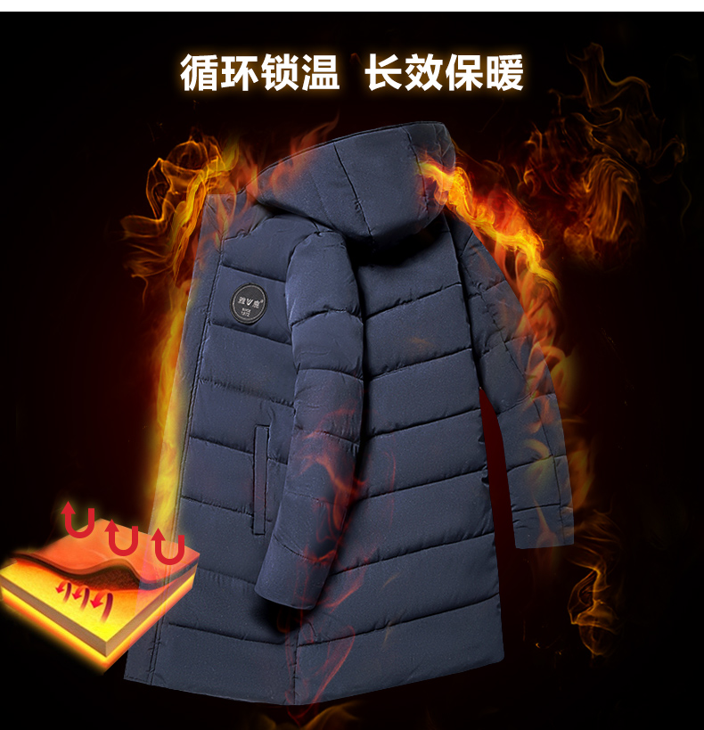 加厚抗皱可水洗：雅鹿 男士 中长款工装夹克棉服 券后99元包邮 买手党-买手聚集的地方
