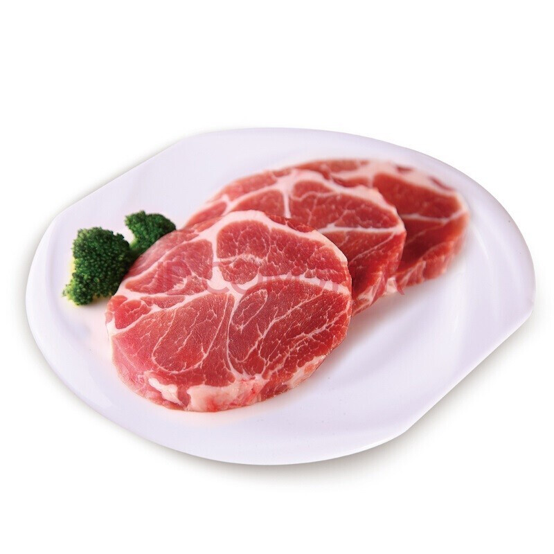 京东跑山猪 黑猪梅花肉 800g 29.9元