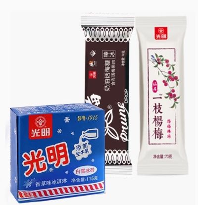 88VIP:光明 雪糕组合装 共25支 白雪冰砖香草味*5+奶油话梅棒冰*12+杨梅棒冰*8 87.8元+244个淘金币(需领券)