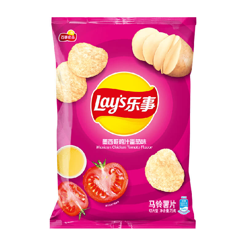 乐事 薯片 墨西哥鸡汁番茄味 75g×1袋 5.4元