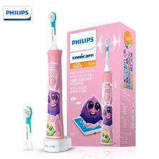 飞利浦（PHILIPS） HX6352/43 儿童电动牙刷 粉色 蓝牙款 269元
