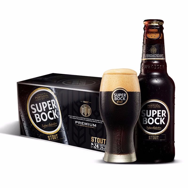 SUPER BOCK 超级波克 黑啤250ml*24瓶装葡萄牙SuperBock临期清仓啤酒 79.9元（需用券