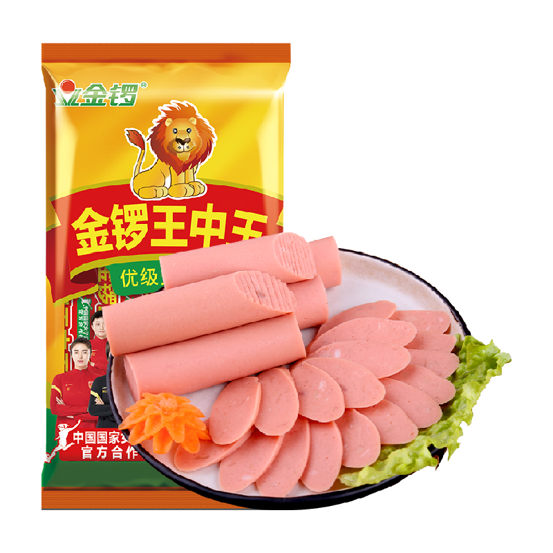 金锣 王中王火腿肠 6g*10支 12.6元