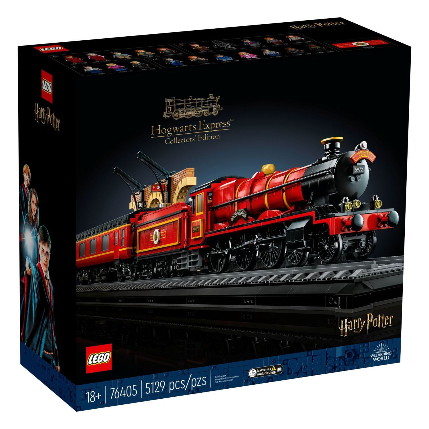 百亿补贴：LEGO 乐高 积木哈利波特系列76405霍格沃茨特快珍藏版列车火车站台拼装 2104元