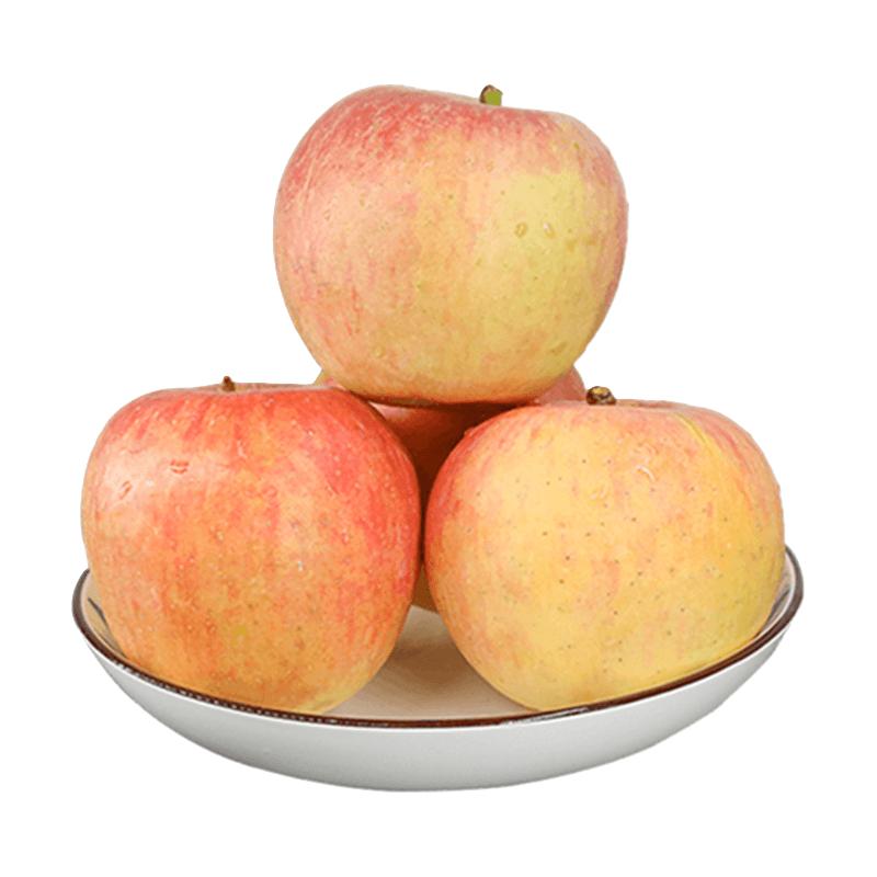 京鲜生 山西膜袋富士苹果 净重8.5斤单果80-85mm 新鲜水果 源头直发 22.15元（