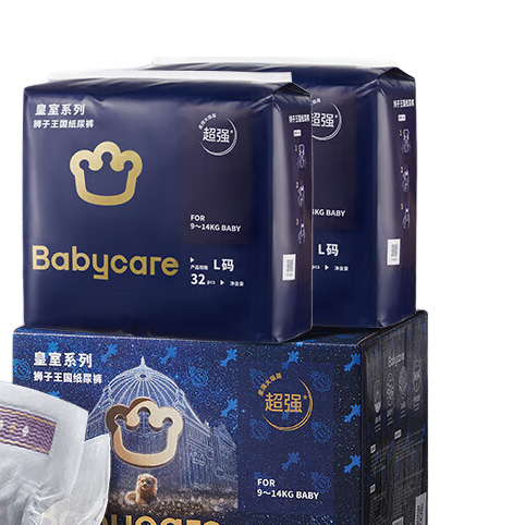 babycare 皇室狮子王国 纸尿裤L码64片/箱 多尺码可选 114元（需用券）