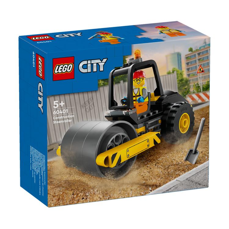 LEGO 乐高 积木拼装城市系列60401 压路机5岁+男孩儿童玩具生日礼物 69元