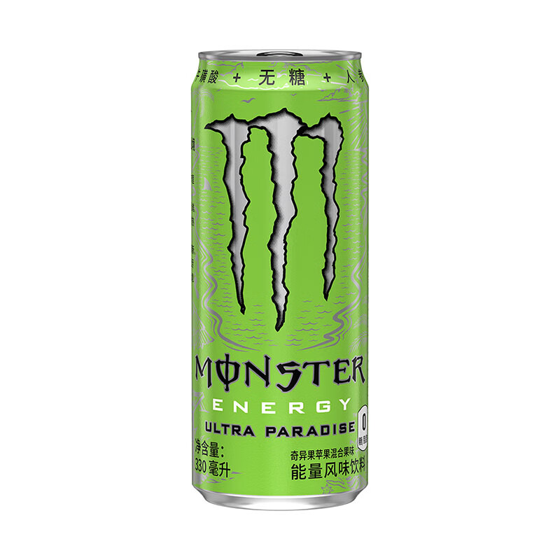 Monster Energy 魔爪能量 可口可乐（Coca-Cola）魔爪 Monster 无糖超越仙境 能量风味饮料 330ml*24罐 93.8元