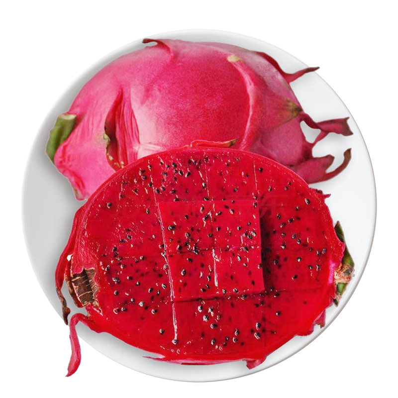 京鲜生 广西红心火龙果净重4.5斤 单果400g起 19.9元(需领券)