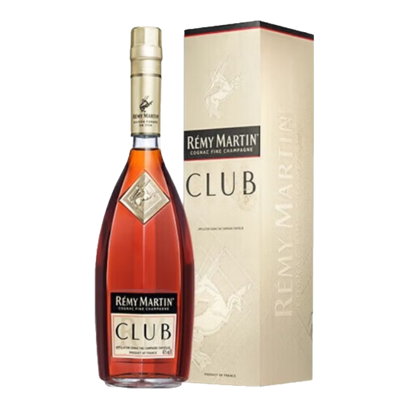 20点、Plus会员:人头马 Remy Martin Club特级干邑40度白兰地1000ml 709元