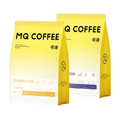 再降价、88VIP、需福袋：MQ COFFEE 明谦 深度烘焙落日绵巧咖啡豆 454g 31.91元（