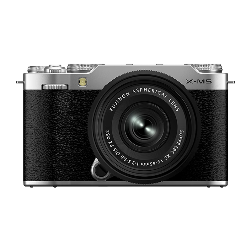富士 FUJIFILM X-M5 微单相机 套机 15-45mm镜头 2610万像素 AI智能对焦 20种胶片模