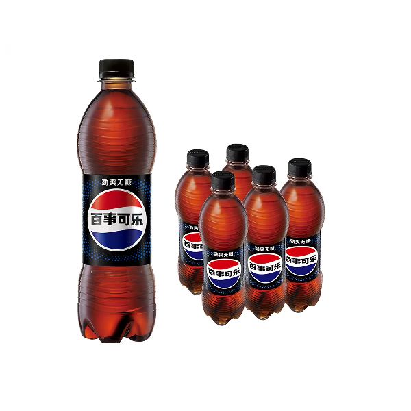 百事 无糖 碳酸饮料500ml*5 9.7元
