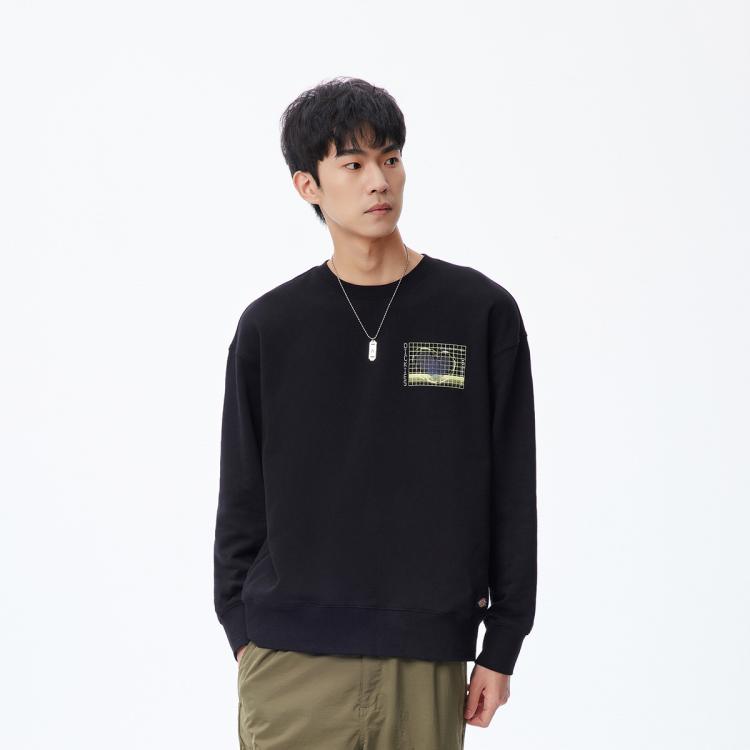 Dickies 男式心形指纹印花圆领卫衣 DK011044 58元