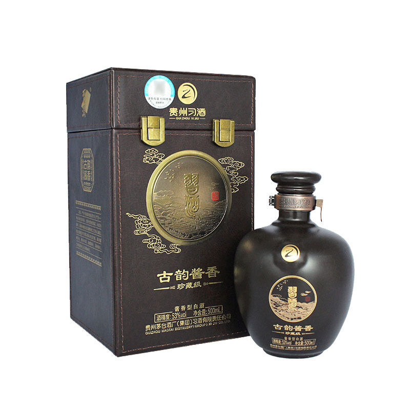 88VIP：XIJIU 习酒 古韵酱香500ml*1瓶53度酱香型礼盒装套装 374.05元