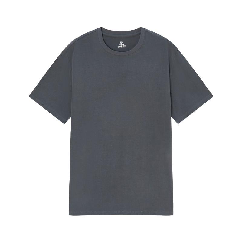 京东京造 男士圆领短袖T恤 6941592771401 深灰 L 22.42元