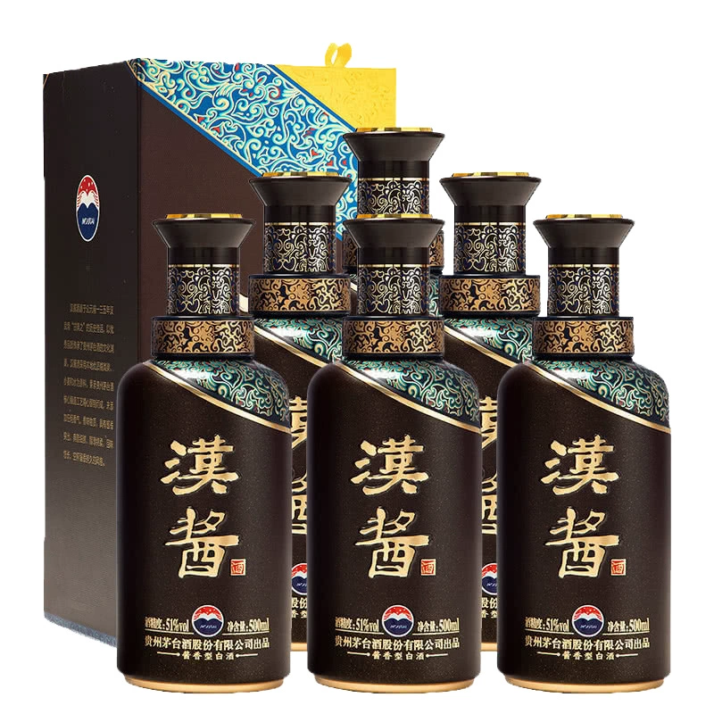 MOUTAI 茅台 汉酱酒（3.0）51度500ml*6整箱酱香白酒贵州茅台送礼 ￥1968