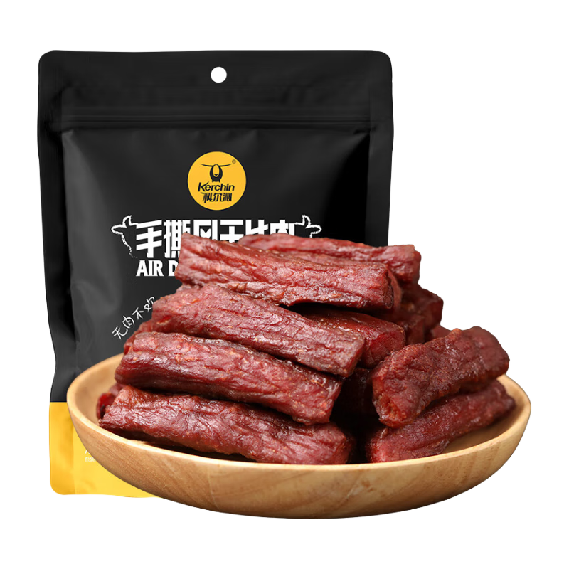 科尔沁 原味风干牛肉 400g 肉干肉脯 休闲零食 特产小吃 59元(需领券)