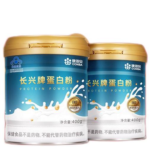 CONBA 康恩贝 今日必买：康恩贝蛋白粉乳清蛋白质双蛋白400g*2礼盒 老年人增