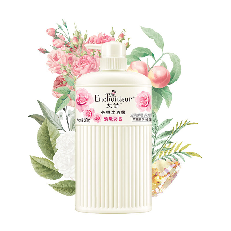 88VIP：Enchanteur 艾诗 沐浴露保湿330ml 9.9元