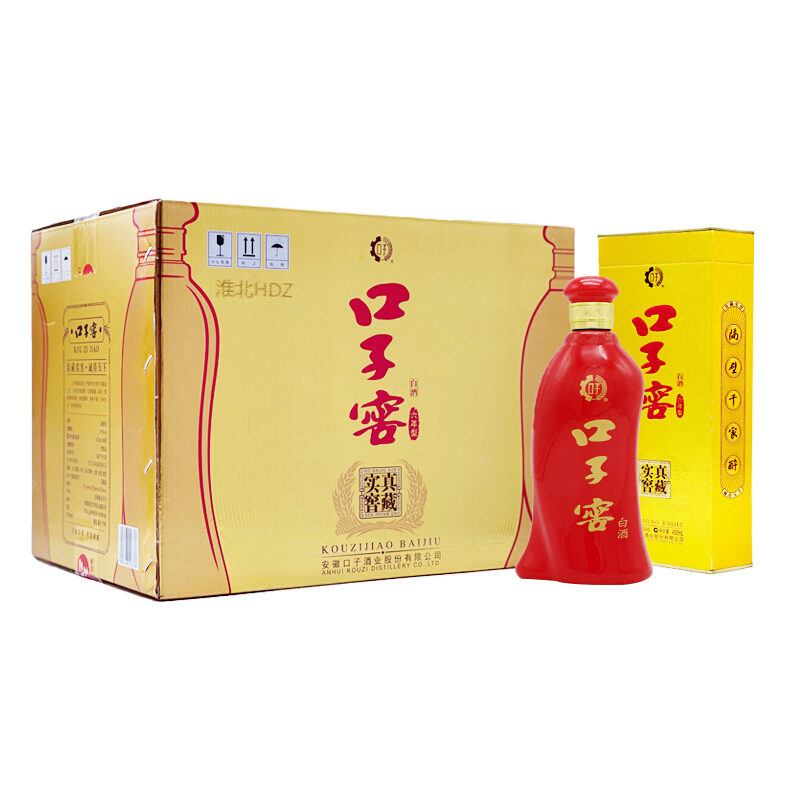 口子窖 六年型 兼香型白酒 41度 450ml*6瓶 整箱装 婚庆喜宴 年货送礼 719元