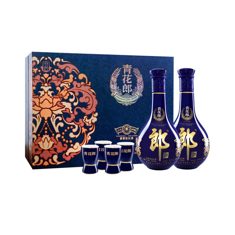 88VIP：郎酒 青花郎500ml*2瓶礼盒装53度高端陈酿收藏送礼酱香型白酒 1580元