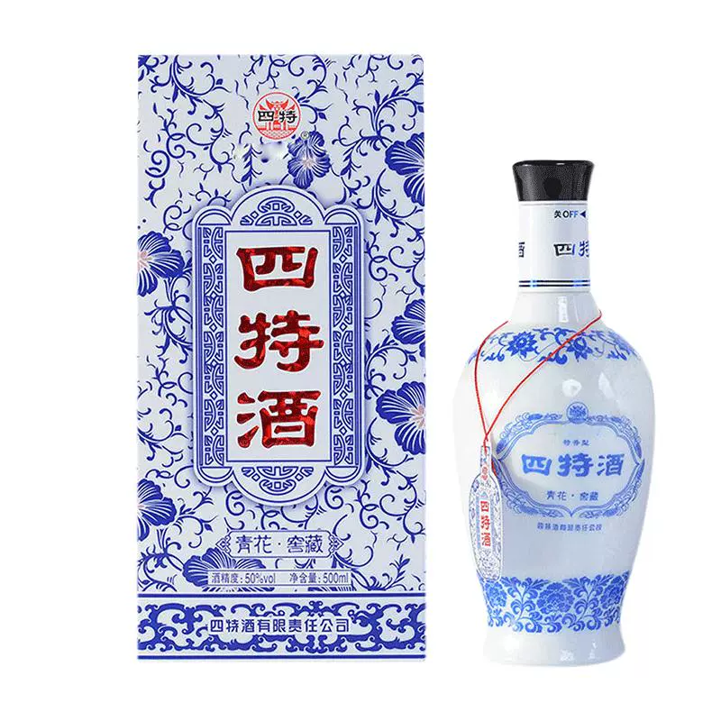 四特酒 四特 青花窖藏 50%vol 特香型白酒 ￥38