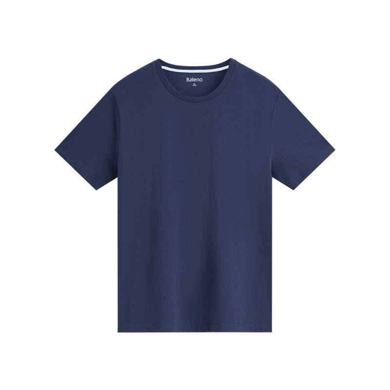 Baleno 班尼路 男女款圆领短袖T恤 88902284 中蓝 XL 24.5元