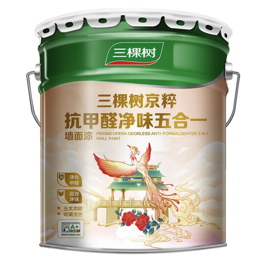 三棵树 京粹系列 SJC360 抗甲醛乳胶漆 18L 469元（需用券）