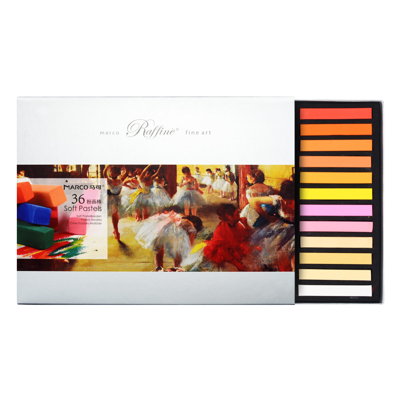 MARCO 马可 拉斐尼系列 7300 粉画棒套装 24色 19.9元包邮（需用券）