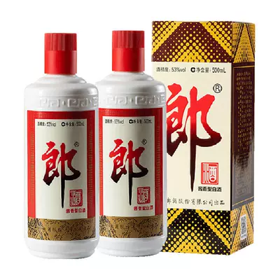 88VIP、再降价：郎酒 郎牌 普朗53﹪vol 酱香型白酒500ml*2瓶 285.73元+40元淘金币