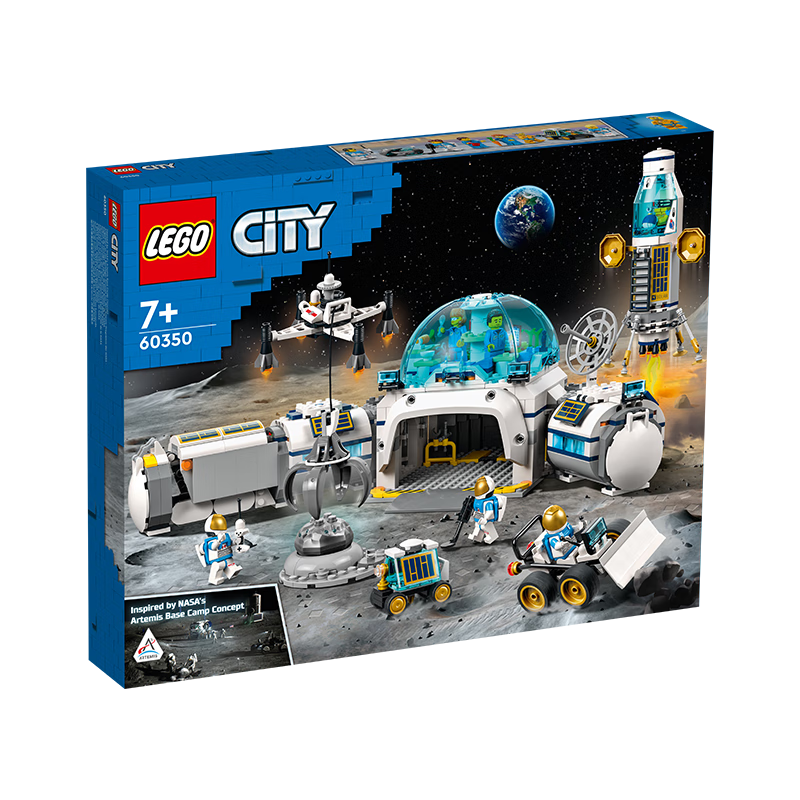 LEGO 乐高 City城市系列 60350 月球研究基地 999元