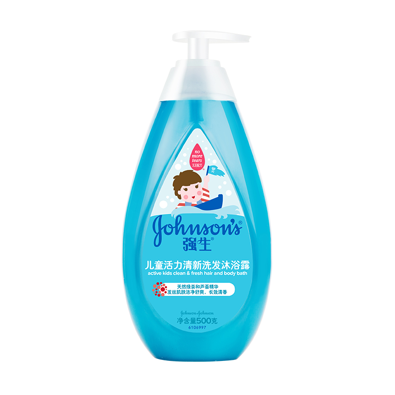 88VIP：强生 儿童活力清新洗发沐浴露 1000g 25.62元（需用券，需凑单）