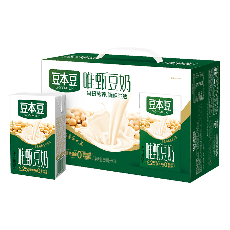 豆本豆 唯甄豆奶 原味 250ml*16瓶 ￥24.6