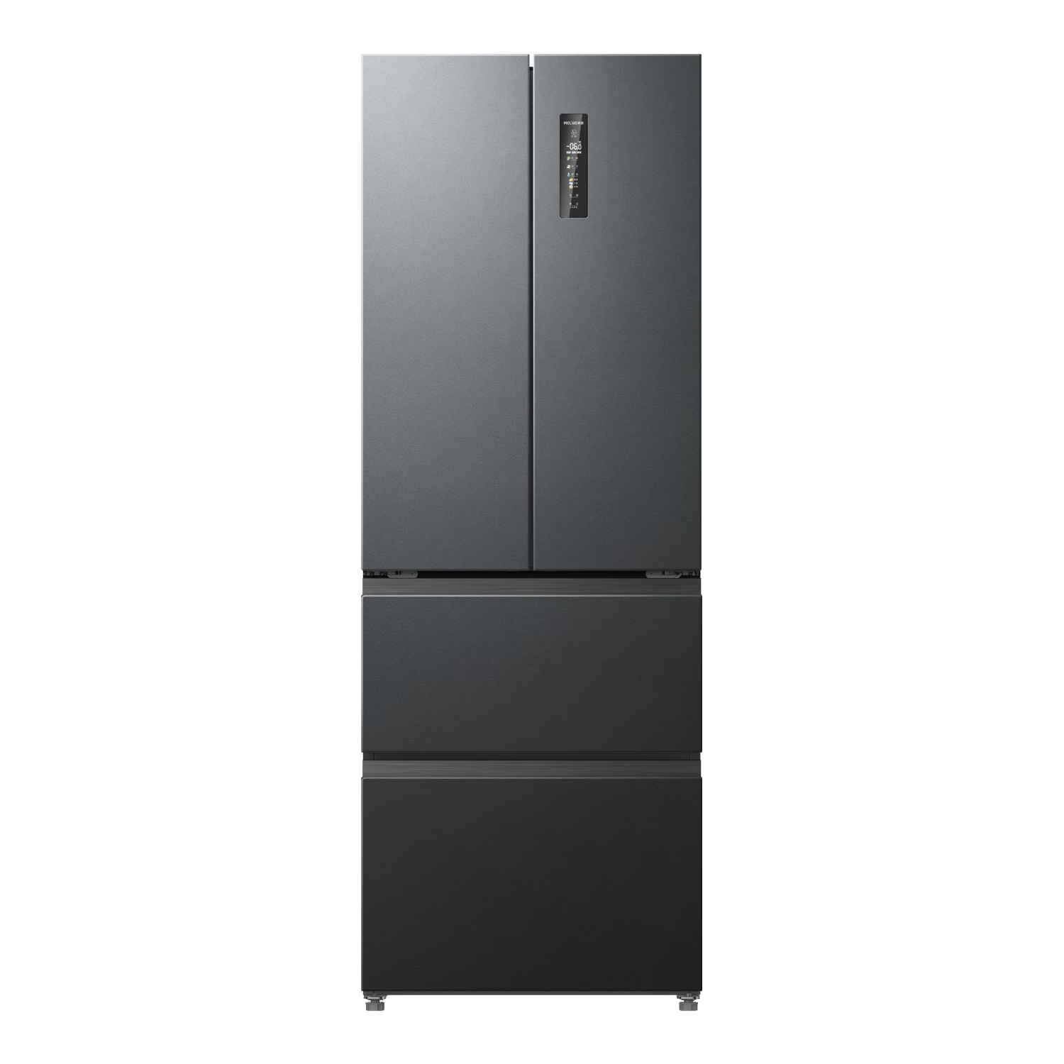 618预售、PLUS会员:美菱（MeiLing）冰箱 法式双开门对开门家用一级能效零嵌入