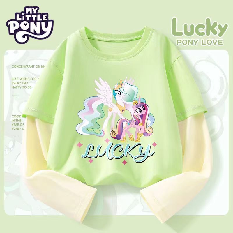 My Little Pony 小马宝莉 女童纯棉假两件长袖 38.25元（需用券）