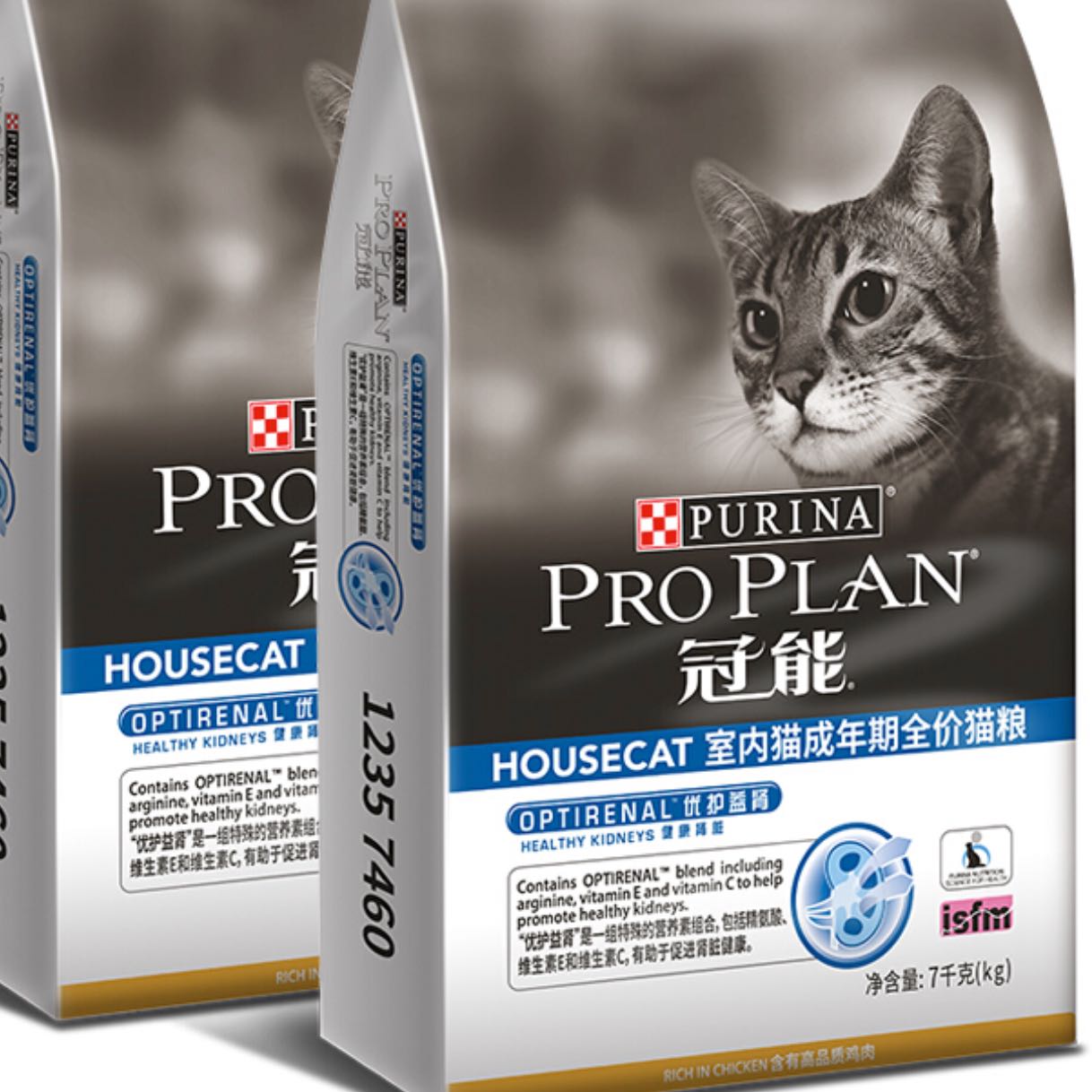 PLUS会员：PRO PLAN 冠能 优护益肾室内成猫猫粮 7kg 174.92元（需用券）