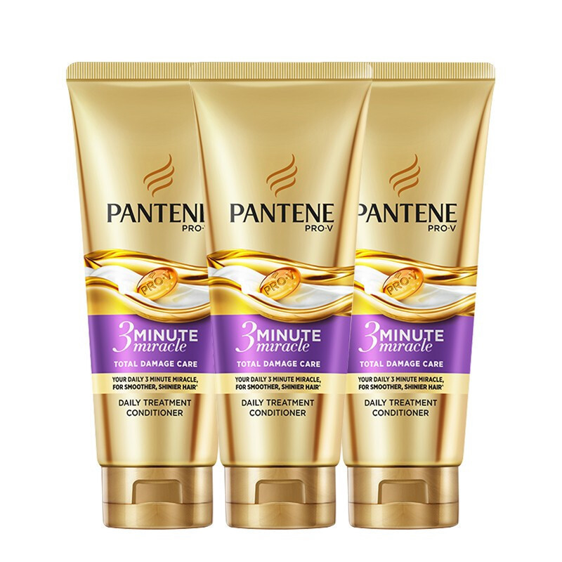 PANTENE 潘婷 3分钟发膜150ml*3防脱护发护理免洗护发素正品头发精油修复 37.9元