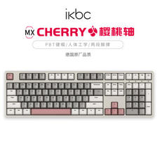 ikbc W210 108键 2.4G无线机械键盘 时光灰 Cherry茶轴 无光 ￥238.25