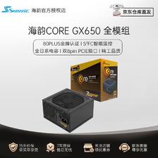 Seasonic 海韵 游戏酷核CORE GX650电源650W全日系电容 14cm小身形 金牌全模 CORE GX65