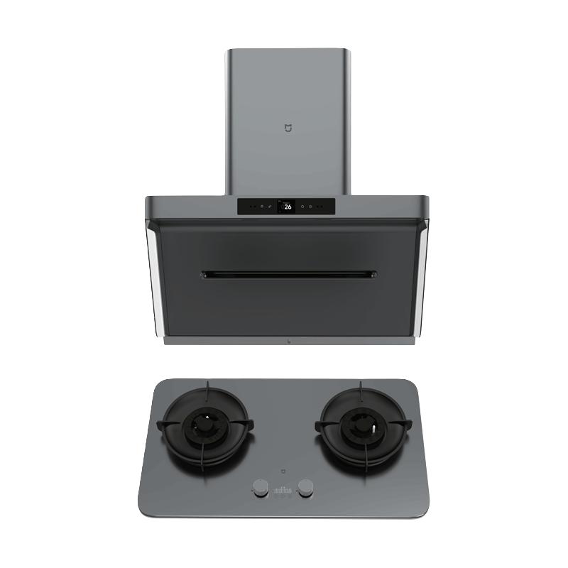 米家 P1系列 MJ04CY+ MJ05A 侧吸式烟灶套装 3698.35元（多重优惠）