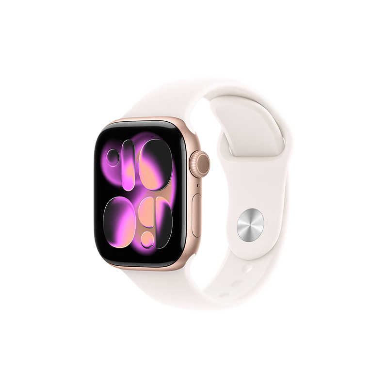 PLUS：Apple Watch Series 11 42mm 智能手表 玫瑰金色 GPS版 1940.56元