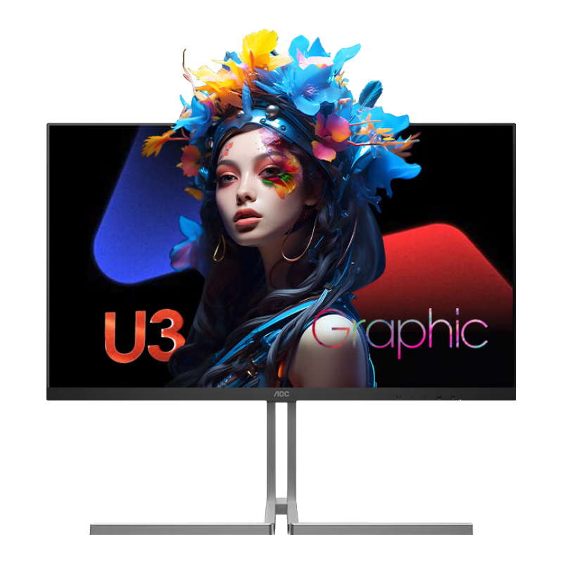 双11狂欢、PLUS会员：AOC 冠捷 U32U3D 31.5英寸NanoIPS显示器（3840*2160、60Hz、HDR400