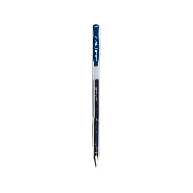 uni 三菱铅笔 三菱 UM-100 中性笔 蓝黑色 0.5mm 单支装 5.04元