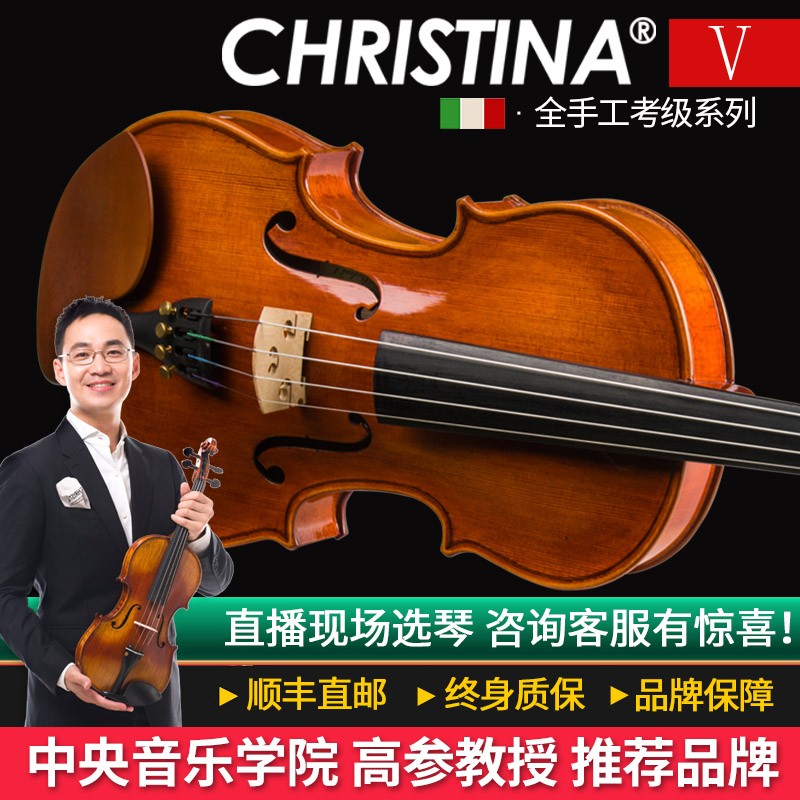 Christina 克莉丝蒂娜（Christina）手工实木小提琴初学入门考级进阶儿童 630元