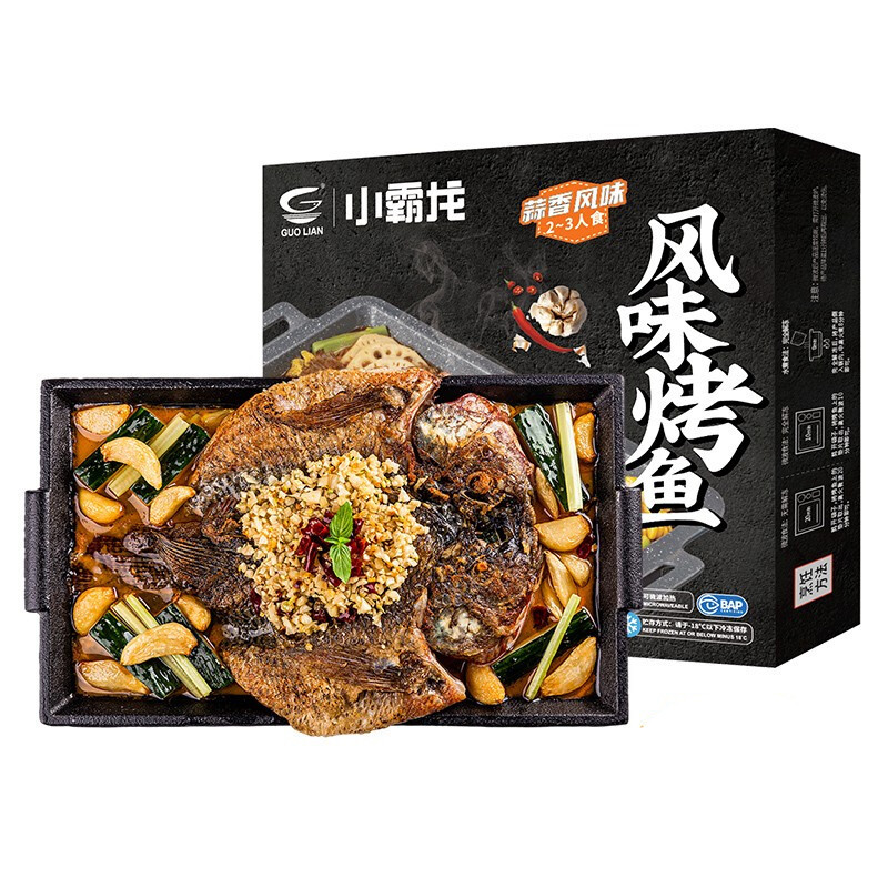 GUOLIAN 国联 小霸龙 风味烤鱼 蒜香风味 1kg 26.9元