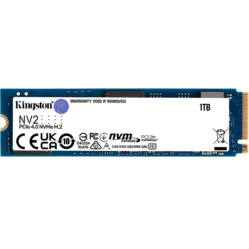 金士顿（Kingston）SSD m2固态硬盘 NV2 1T版 358元