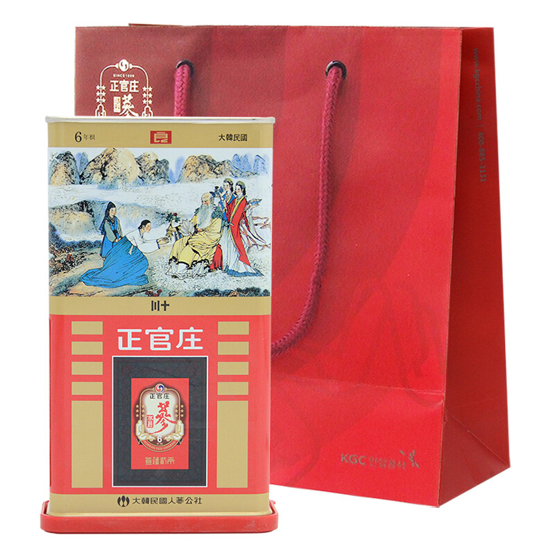 移动端、京东百亿补贴：正官庄 良字 高丽参 50支 150g 礼盒装 369.05元